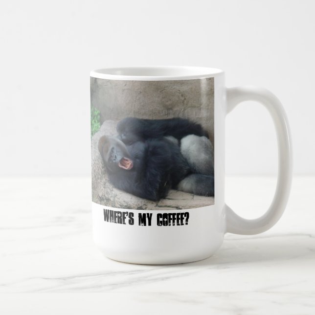 Grumpy Gorilla Coffee Mug (Right)