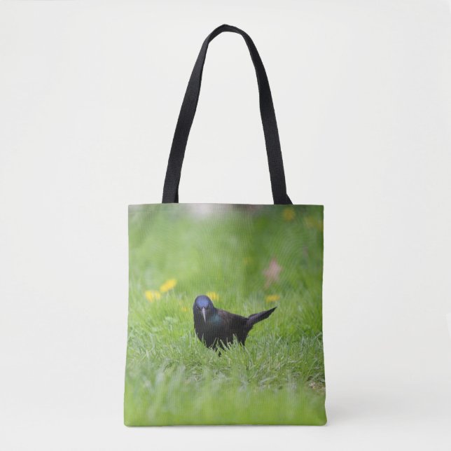 Grumpy Grackle Tote bag (Front)