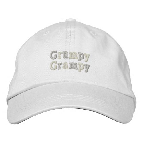 Grumpy Grampy Embroidered Baseball Hat