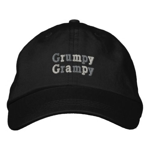Grumpy Grampy Embroidered Baseball Hat