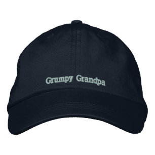 Grumpy Grandpa Embroidered Baseball Hat