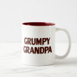 Grumpy Grandpa Two-Tone Coffee Mug