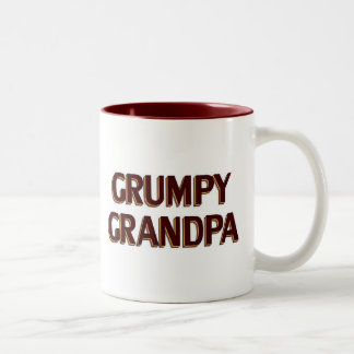 Grumpy Grandpa Two-Tone Coffee Mug