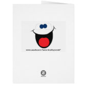 Grumpy guy bah humbug cards (Back)