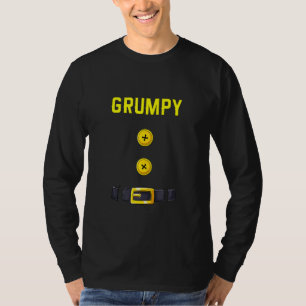 Grumpy Halloween Dwarf Costume Color Matching T-Shirt