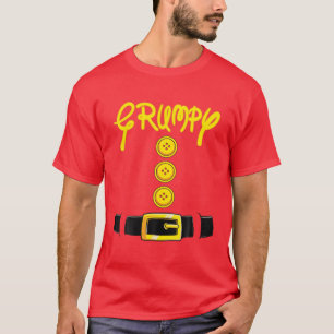 Grumpy Halloween Dwarf Costume Color Matching T-Shirt