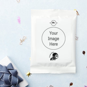 Grumpy Hermit Crab Silhouette Monogram Margarita Drink Mix