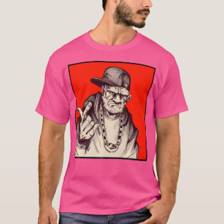 Grumpy Hip Hop Grandpa T-Shirt