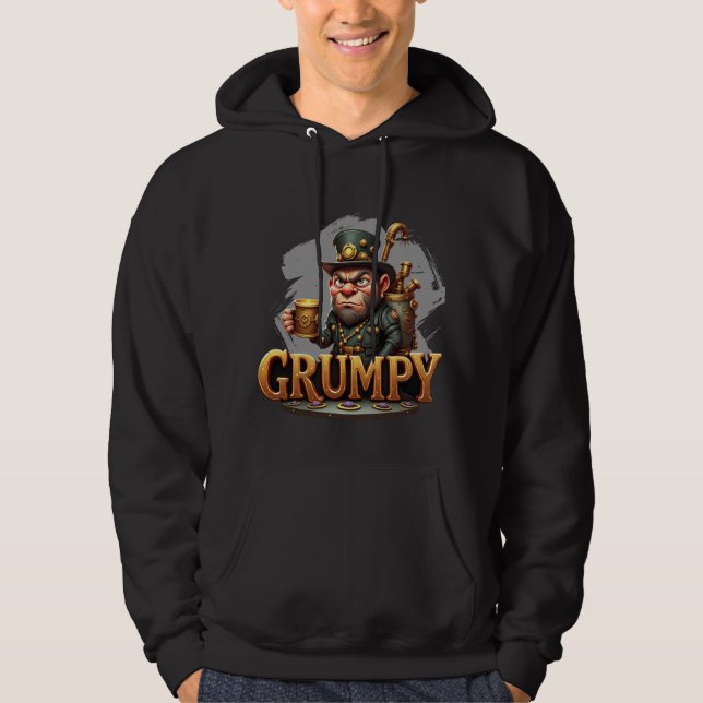 Grumpy Hoodie – Funny Attitude hoodie (Front)