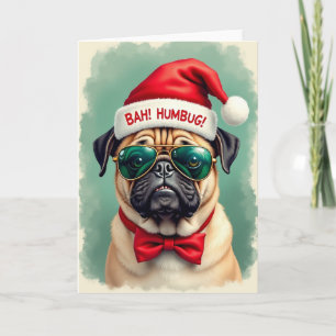 Grumpy Humbug Pet Holiday Card