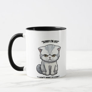 Grumpy Introvert Cat Mug