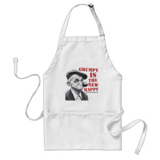 Grumpy is the new happy adult apron