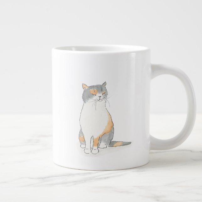 Grumpy Katie 'practically purrfect' mug (Right)