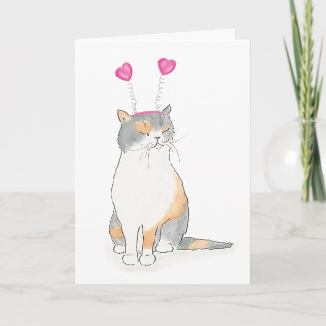 Grumpy Katie Valentine's Day card (Front)