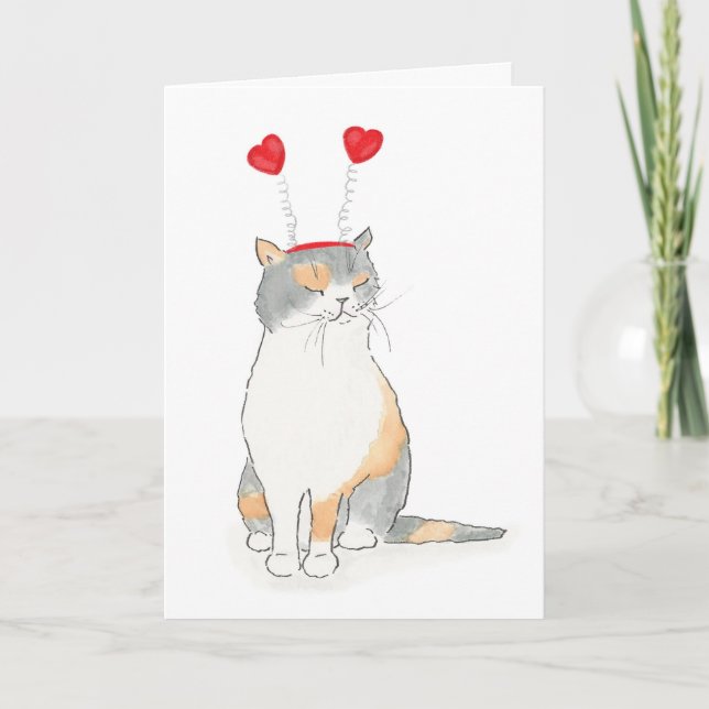 Grumpy Katie Valentine's Day card (Front)