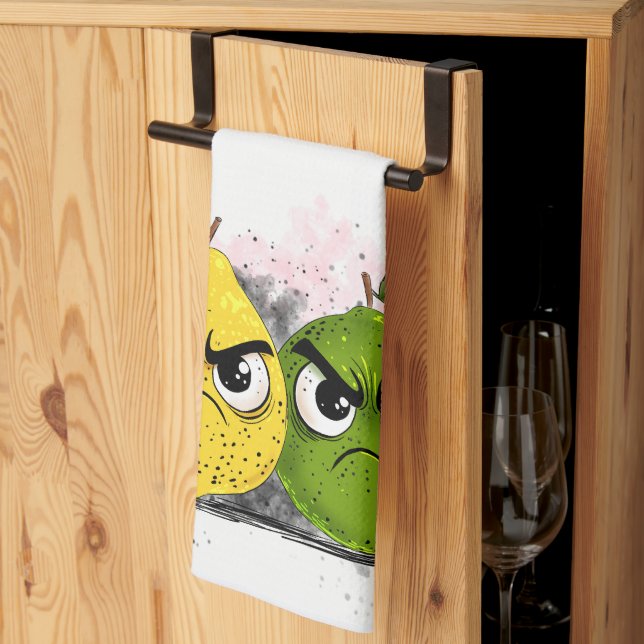 Grumpy Lemon Grumpy Lime Kitchen Towel (Thirds Fold)
