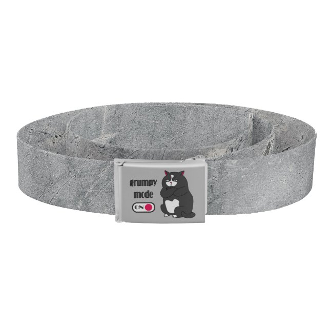 Grumpy mode on funny fat cat  belt (Coil)