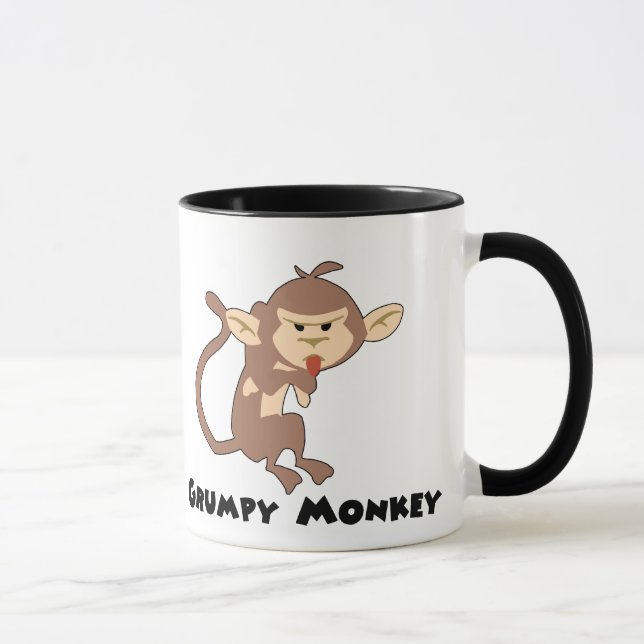 Grumpy Monkey Mug (Right)