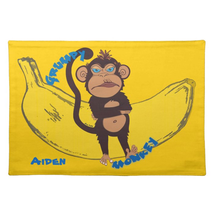 Grumpy Monkey Placemat