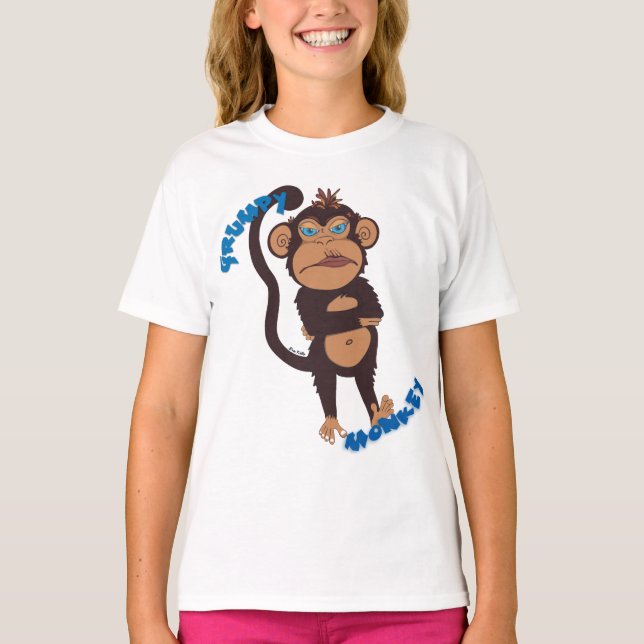 Grumpy Monkey T-Shirt (Front)