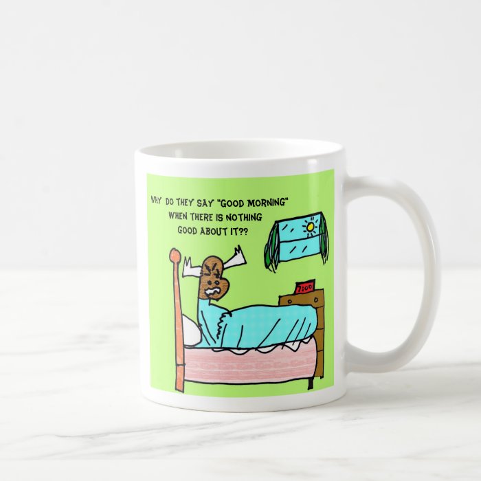 Grumpy  Moose "Good Morning"Mug   Customized