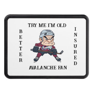 Grumpy Old Avalanche Fan Hitch Cover