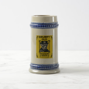 Grumpy Old Bastard Beer Stein