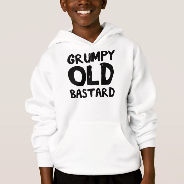 Grumpy Old Bastard Hoodie (Front)