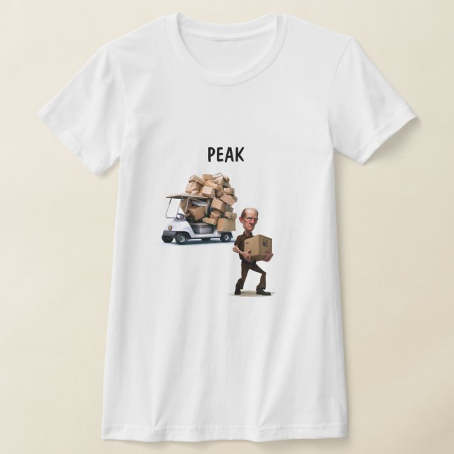 Grumpy Old Delivery Man T-Shirt (Laydown)