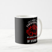 Grumpy Old Firefighter Thin Red Line Coffee Mug (Front Right)