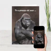 grumpy gorilla meme