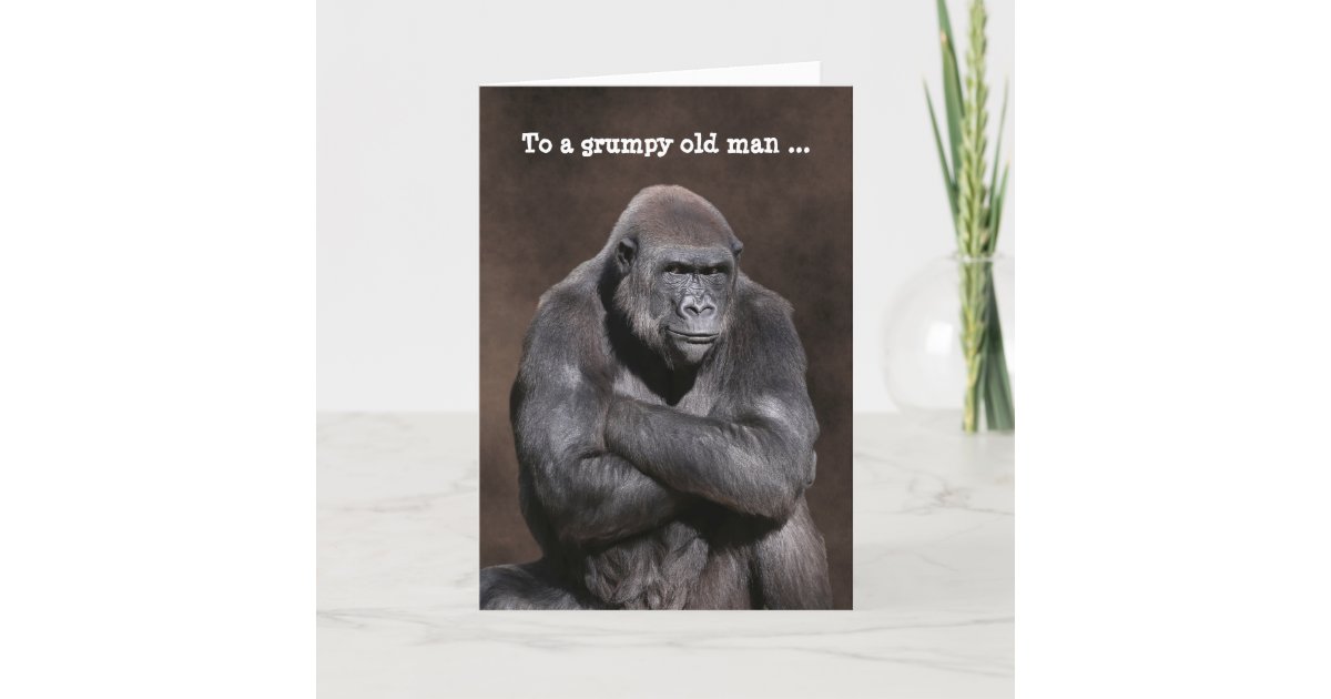 grumpy gorilla meme