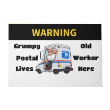 Grumpy Old Postal Worker Lives Here