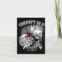 Grumpy Old Veteran Funny Patriotic Military Humor