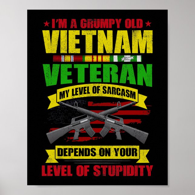 Grumpy Old Vietnam Veteran 212 Poster (Front)