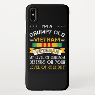 Grumpy Old Vietnam Veteran iPhone XS Max Case