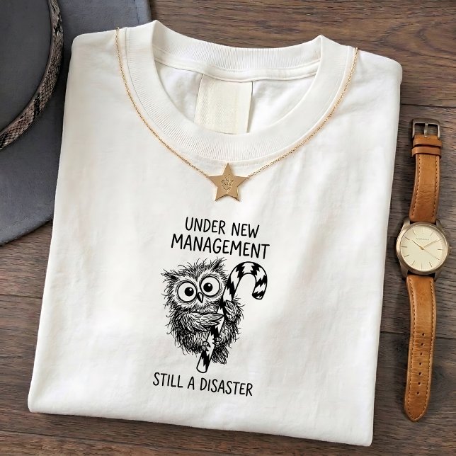 Grumpy Owl Funny T-Shirt Quote (Creator Uploaded)