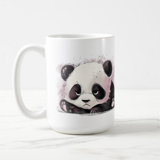 Grumpy Panda Coffee Mug (Left)