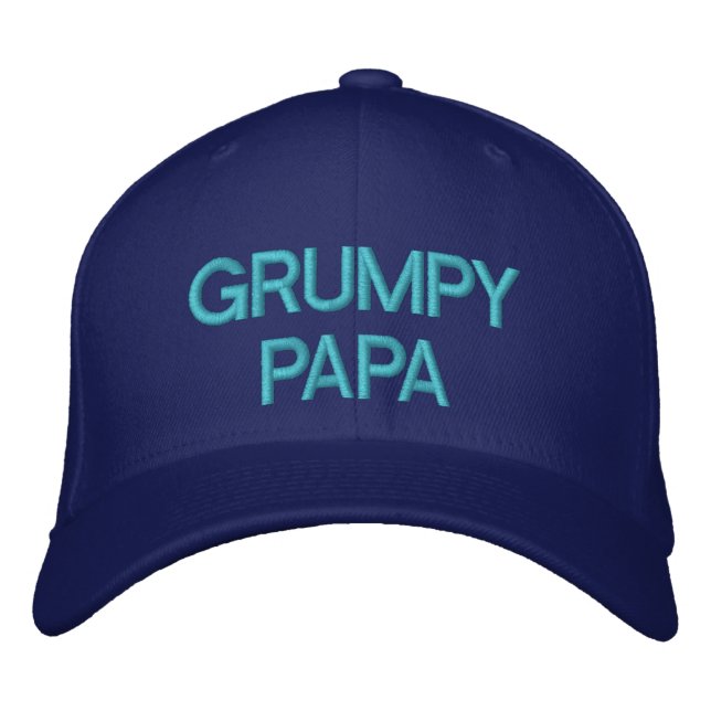 GRUMPY PAPA - Customizable Cap by eZaZZaleMan (Front)