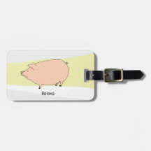 Grumpy Pig Neutral Tones Personalized