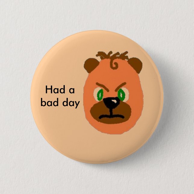 Grumpy, Pinback Button (Front)