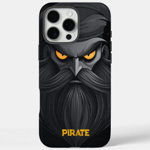 Grumpy Pirate Portrait iPhone 16 Pro Max Case