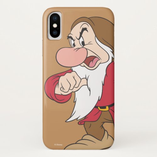 Grumpy Pointing Axe iPhone X Case