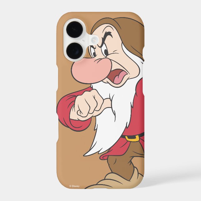Grumpy Pointing Axe Iphone Case (Back)