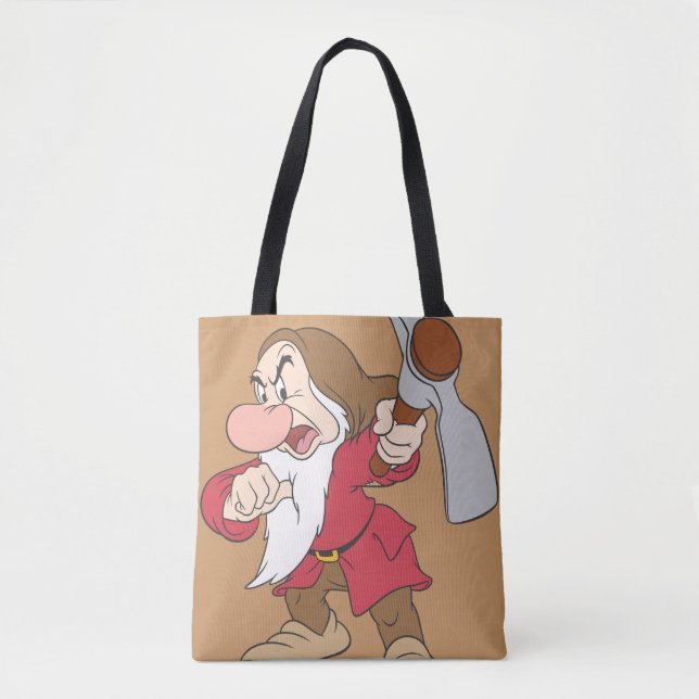 Grumpy Pointing Axe Tote Bag (Front)