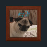 Grumpy Pug Gift  Insert Your pet photo freshner Gift Box<br><div class="desc">Enjoy this cute grumpy pug freshner otherwise insert a pic of your perfectly adorable dog or cat for yourself or as a gift for a pug owner, dog mom or cat mom or animal parent!This is a great gift idea for pet owners for Christmas and birthdays!</div>