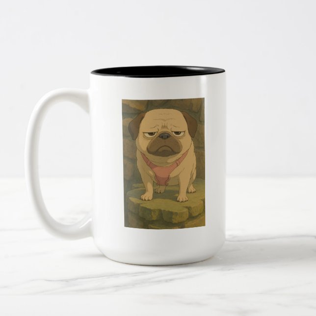 Grumpy Pug Mug (Left)
