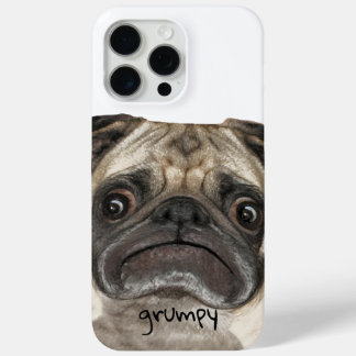Grumpy Puggy Gifts iPhone 15 Pro Max Case