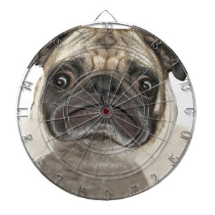 Grumpy Puggy Gifts Dart Board