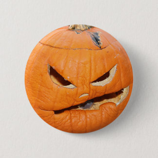 Grumpy Pumpkin Pinback Button